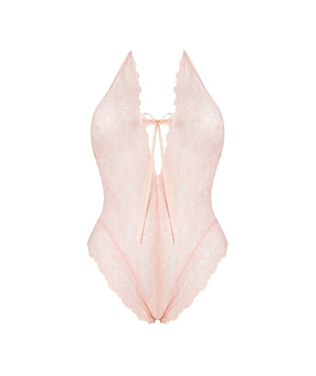 Body Lannuit Peach Emporio Pink Różowy Collection LivCo Corsetti Fashion
